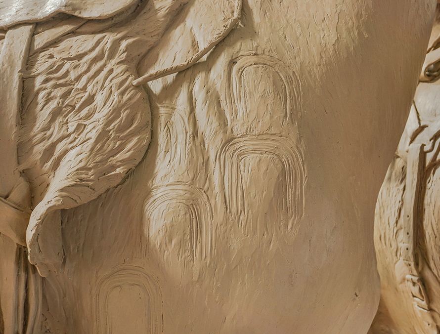 Hoof tracks marking successful raids