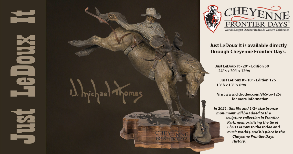 Just LeDoux It monument commissioned for the 125th Cheyenne Frontier Days