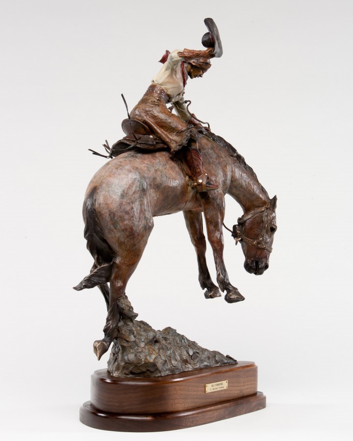 Wild Strawberries bronze sculpture by D. Michael Thomas