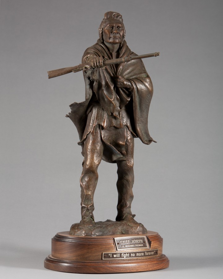 Chief Joseph bronze by D. Michael Thomas