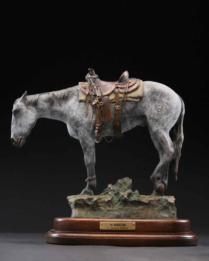 The Working Kind bronze sculpture by D. Michael Thomas