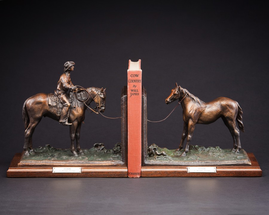 Decisions bronze sculpture by D. Michael Thomas