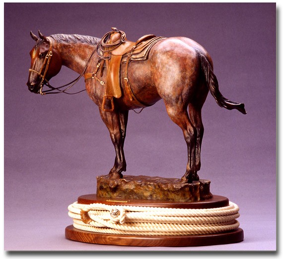 On Deck bronze sculpture by D. Michael Thomas