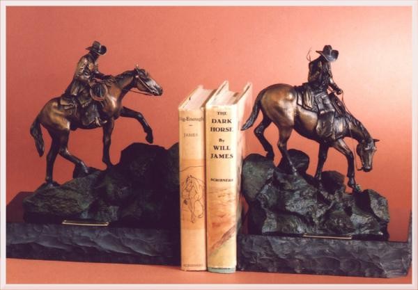 Ridin' High & Livin' Free bronze sculpture by D. Michael Thomas