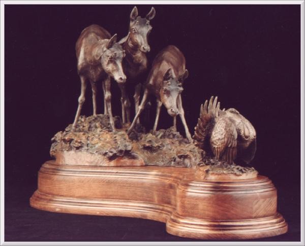 The Wonder of It All bronze sculpture by D. Michael Thomas