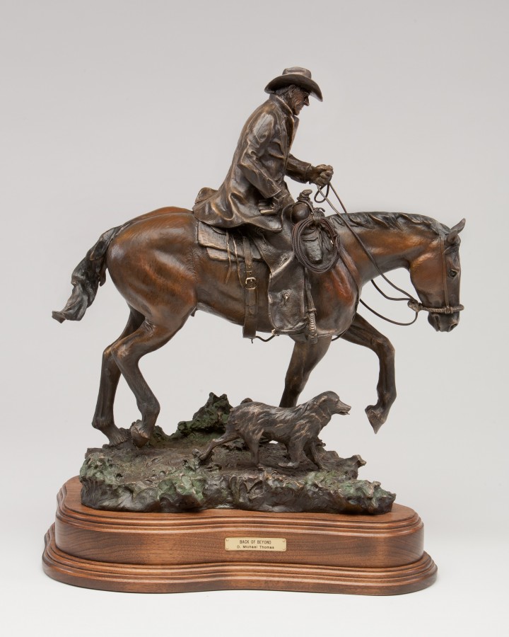 Back of Beyond bronze sculpture by D. Michael Thomas