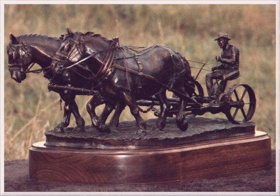 The Hands of Time bronze sculpture by D. Michael Thomas