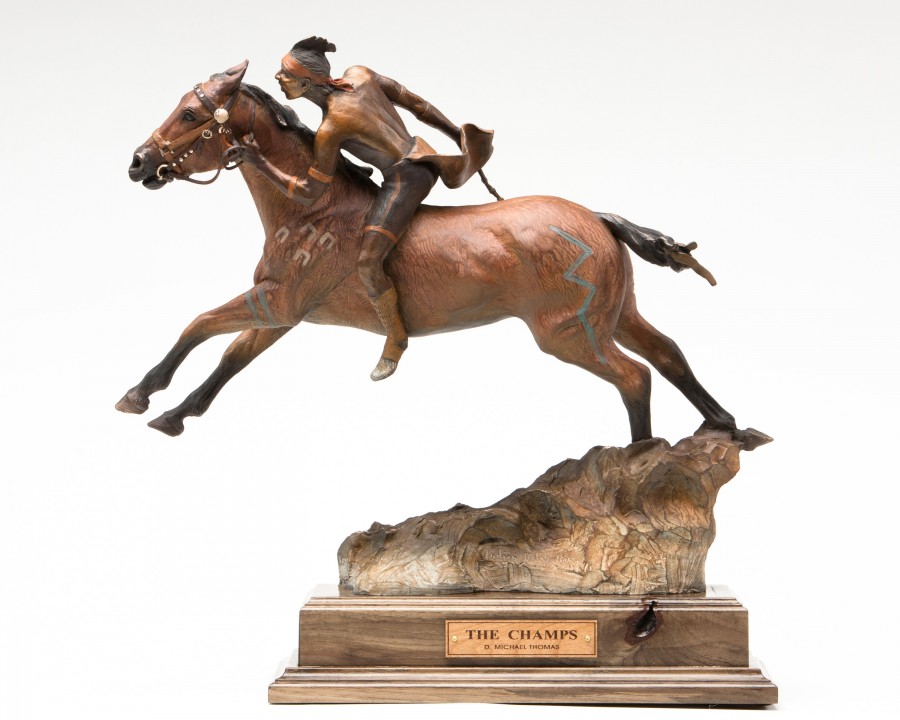The Champs bronze sculpture by D. Michael Thomas