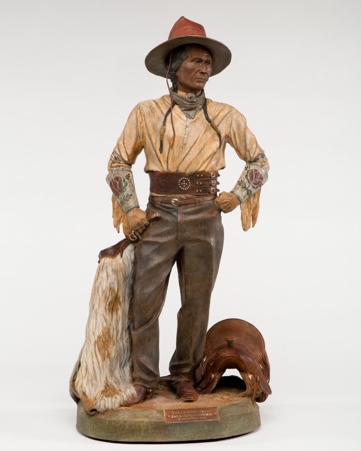 They Called Him Jackson Sundown bronze by D. Michael Thomas