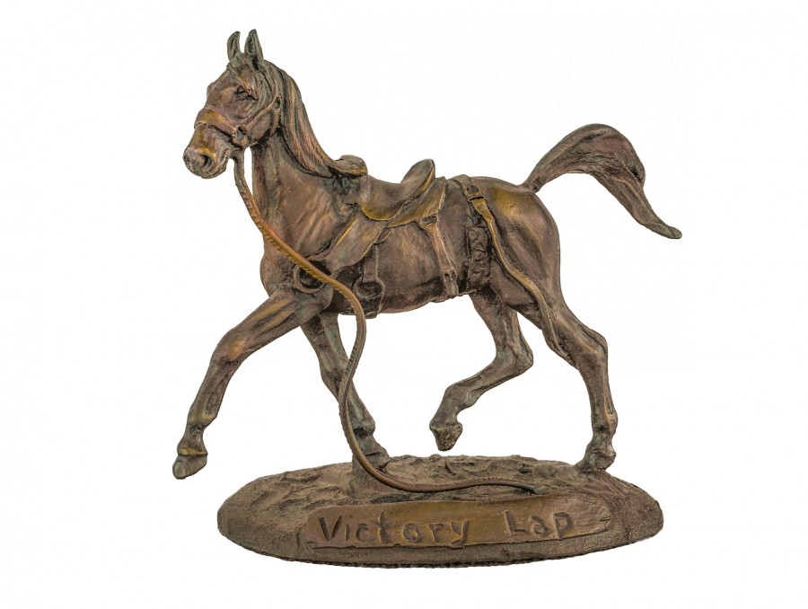 Victory Lap bronze sculpture by D. Michael Thomas