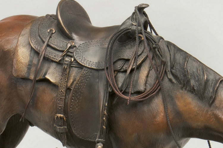 Western bronze sculpture by D. Michael Thomas